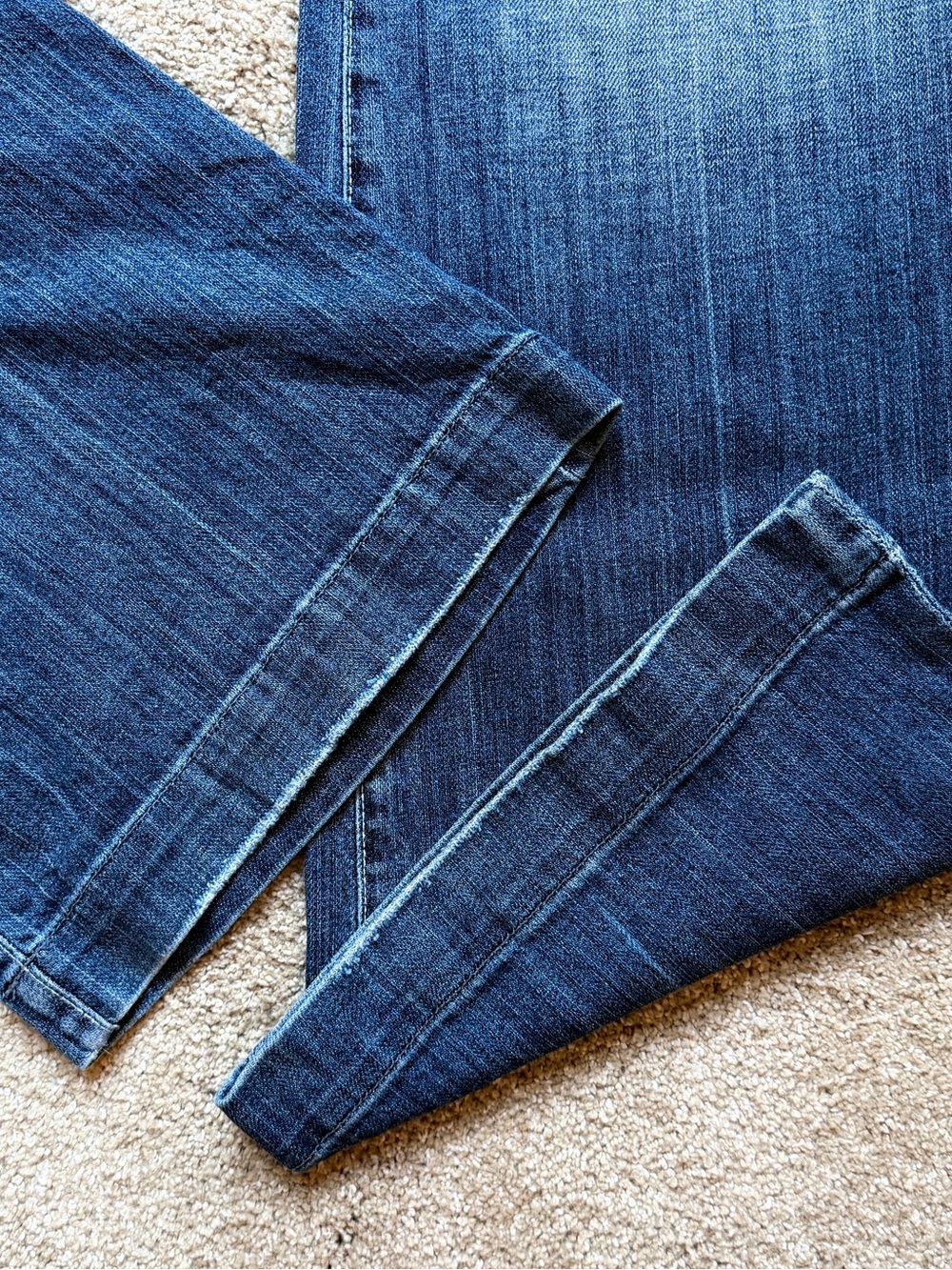 Vintage 7 For All Mankind Dojo Flare Jeans 32 Crystal Embellished Pocket USA Y2K - Picture 7 of 16
